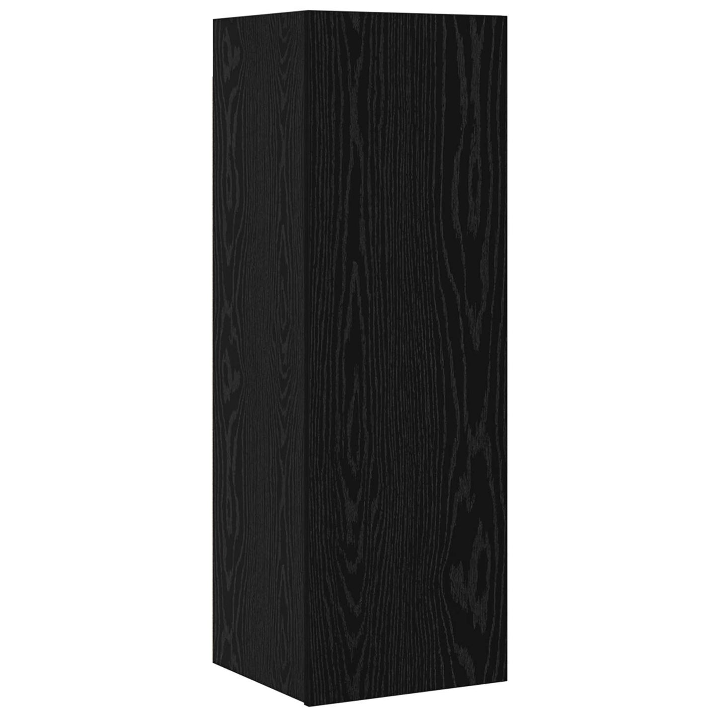 TV Cabinet Set 6 pcs Black Oak Engineered Wood