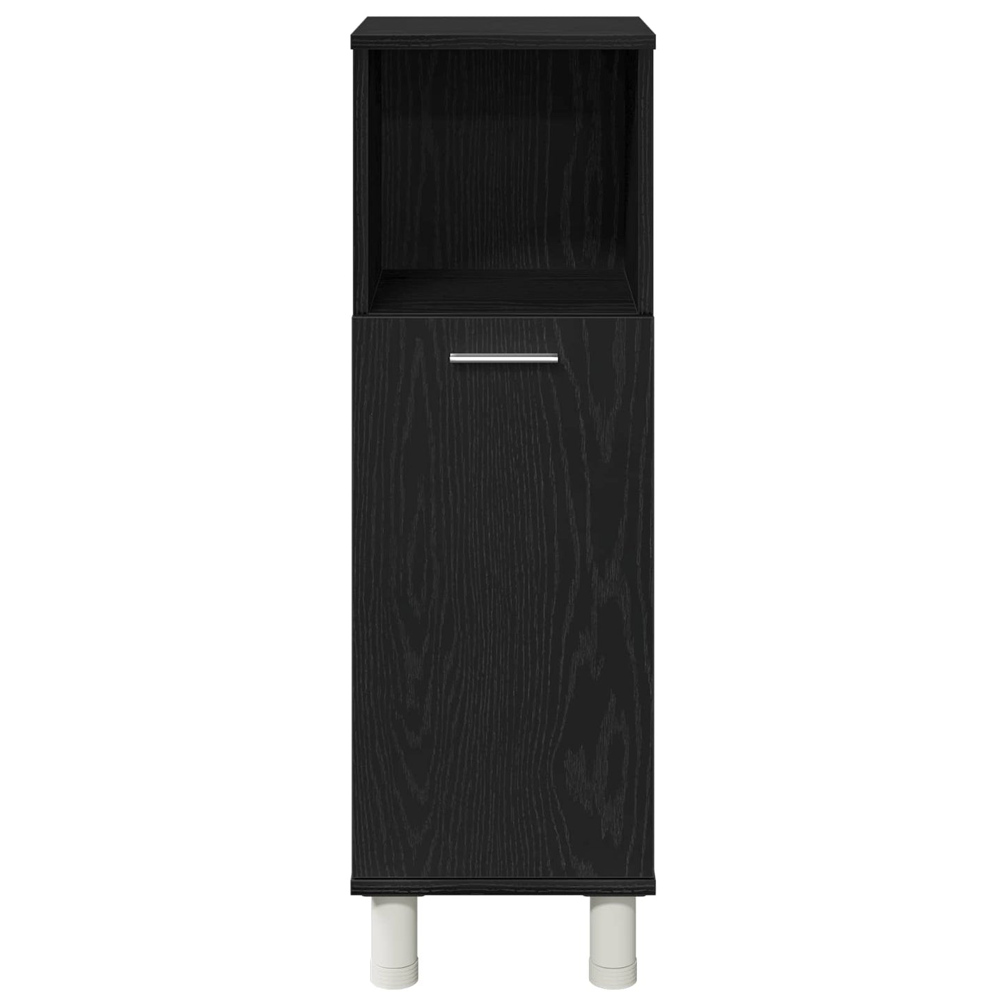 Bathroom Furniture Set 3 pcs Black Engineered Wood