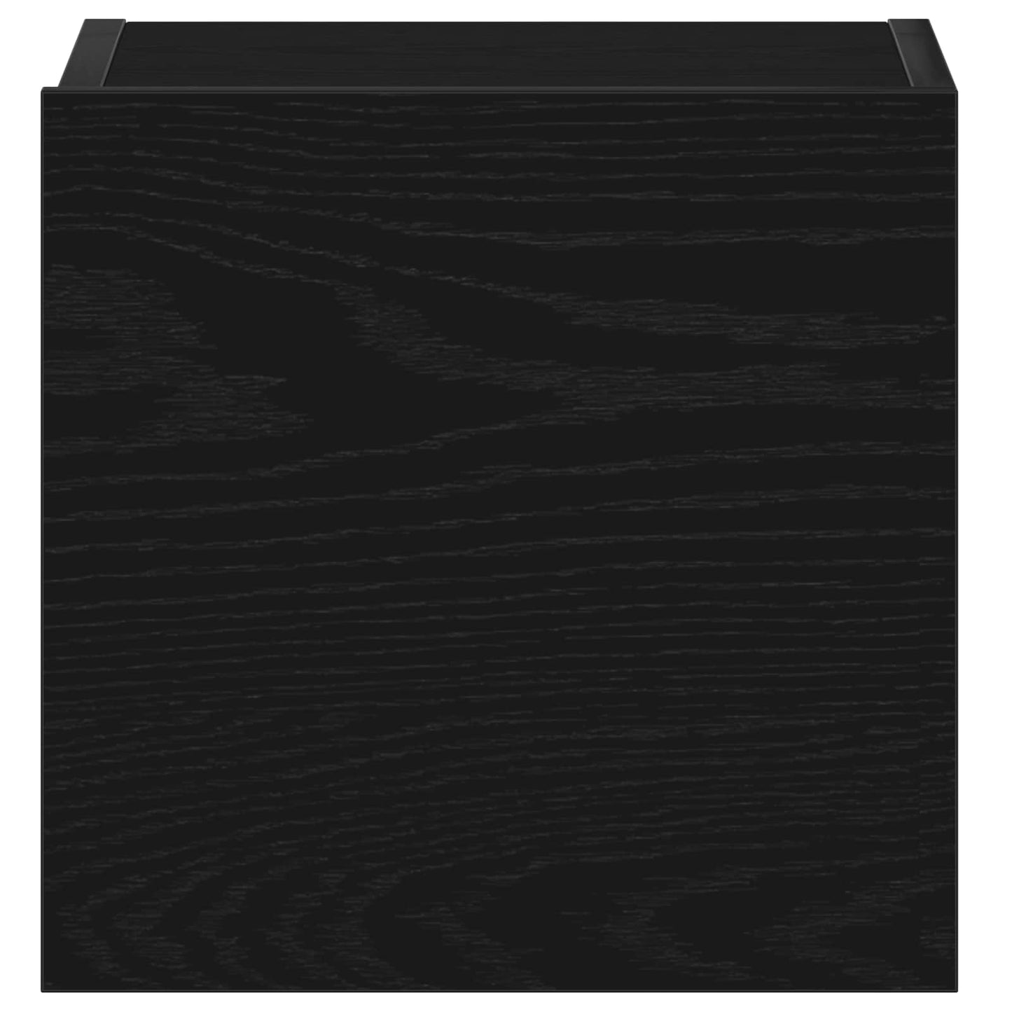 TV Cabinet Set Wall-mounted 4 pcs Black Oak 130.5 x 30 x 140 cm