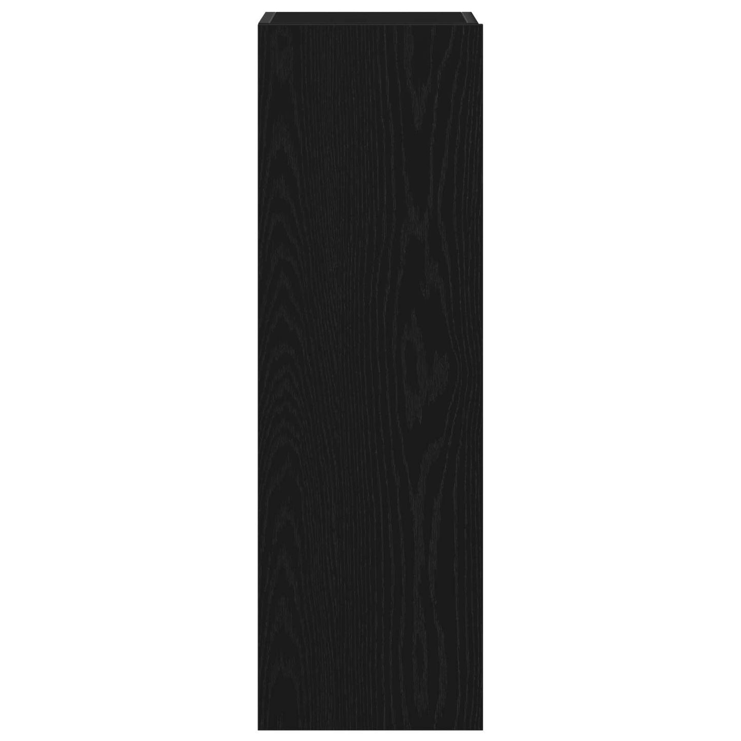 TV Cabinet Set 3 pcs Black Oak Engineered Wood