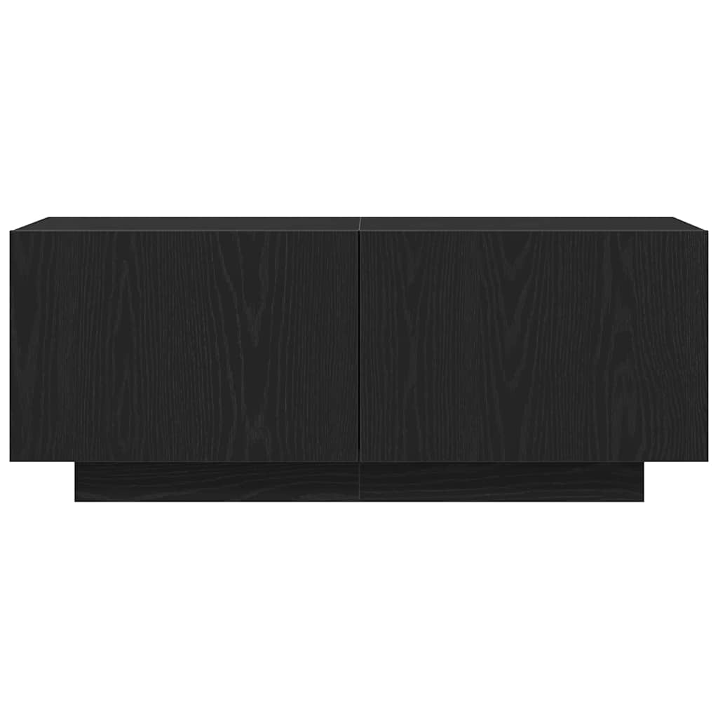 TV Cabinet 100 x 35 x 40 cm Black Oak Engineered Wood