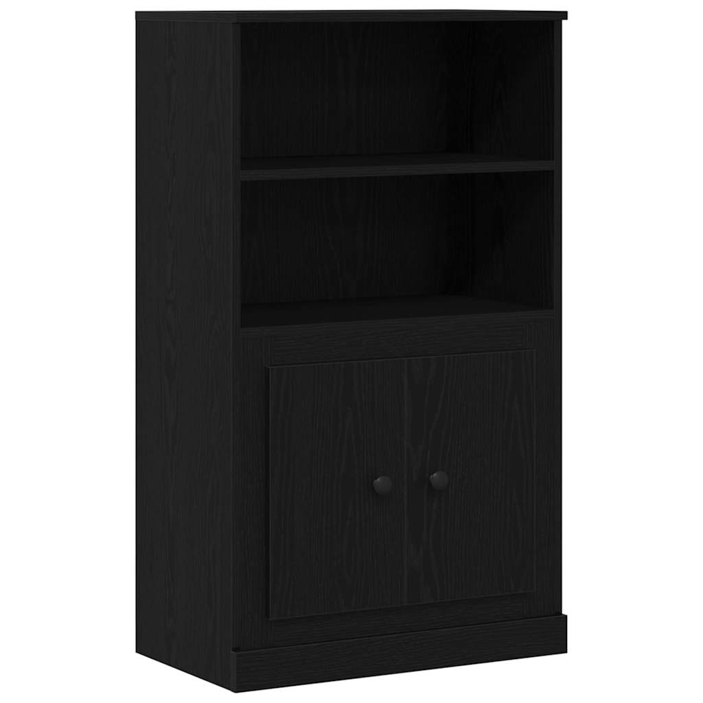 Highboard Black Oak 132 x 35.5 x 103.5 cm Engineered wood