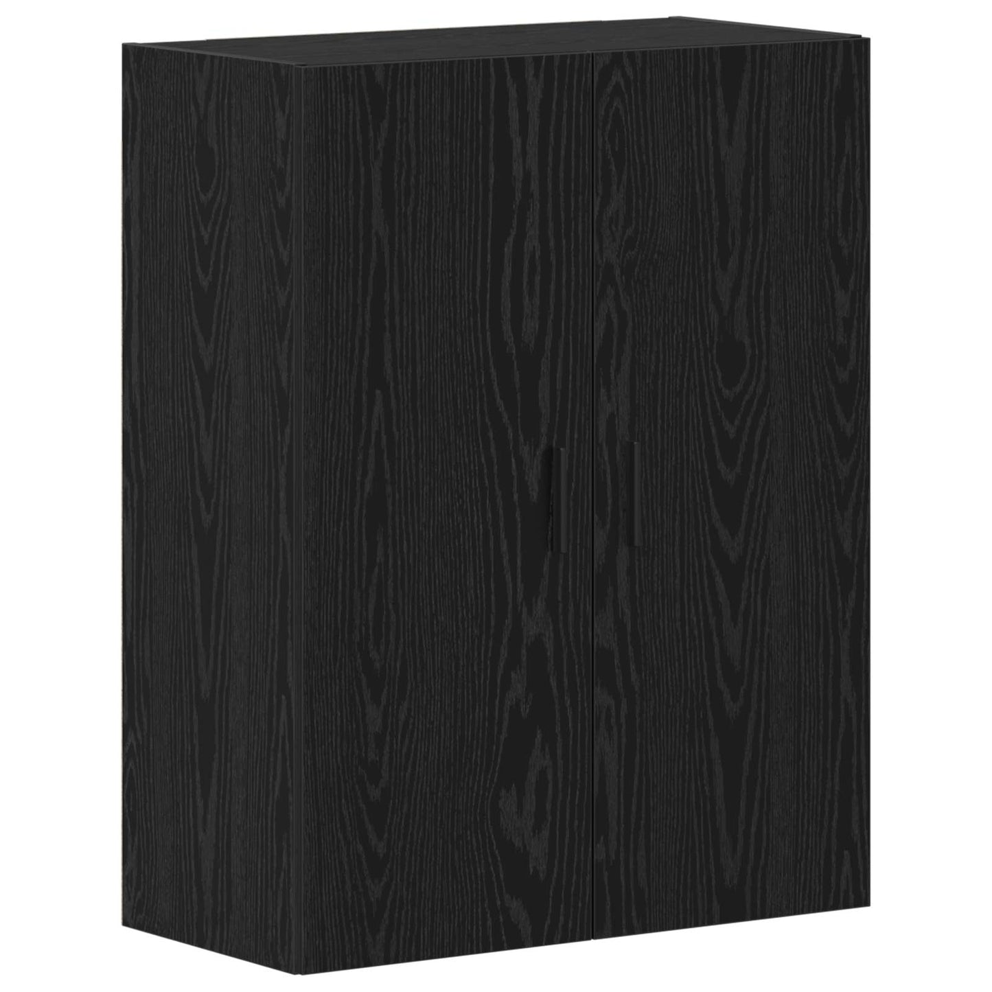 Wall-Mounted Cabinet 2 pcs Black Oak 69.5 x 34 x 90 cm