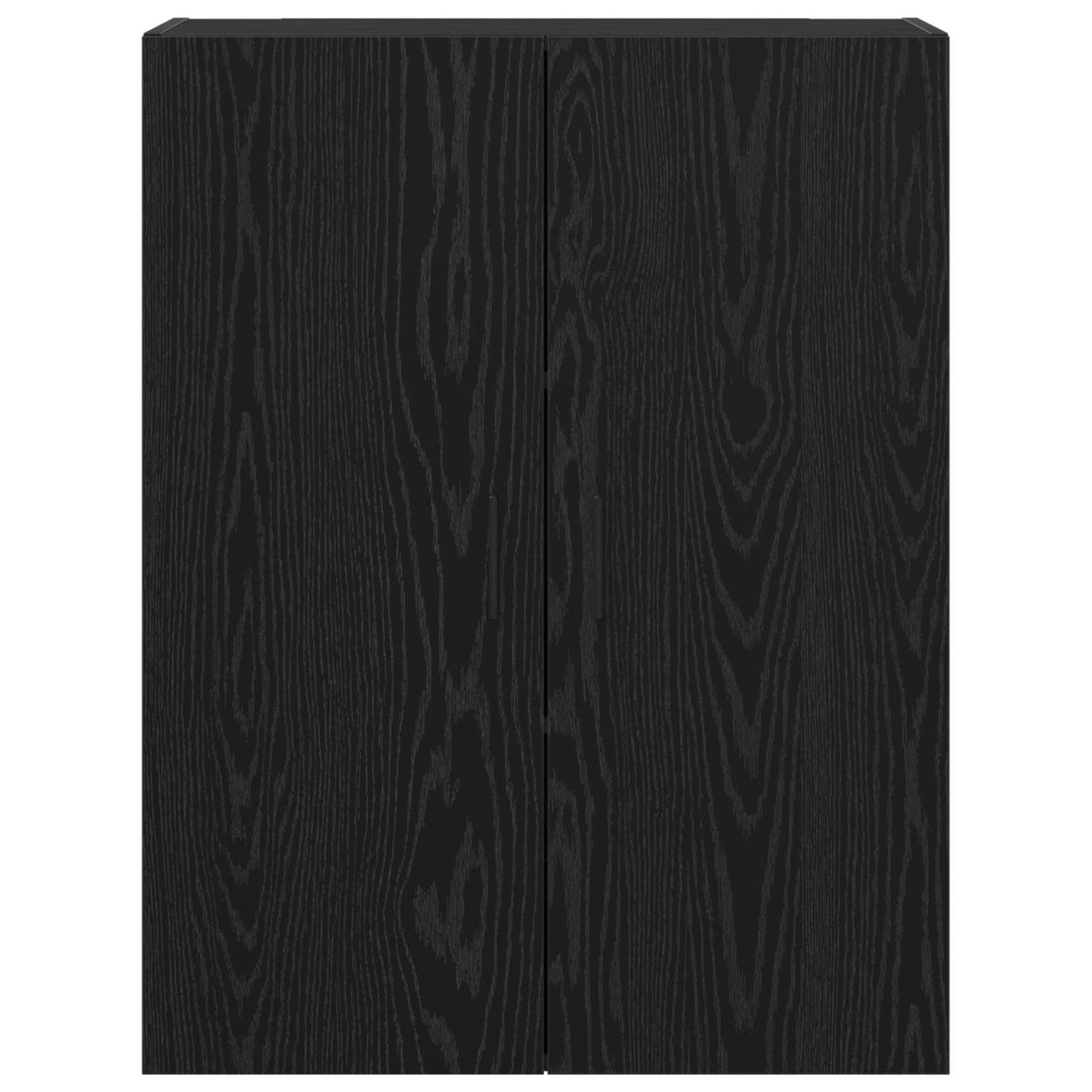 Wall-Mounted Cabinet 2 pcs Black Oak 69.5 x 34 x 90 cm