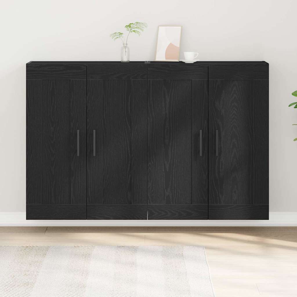 Wall-mounted Cabinet 2 pcs Old Wood 69.5 x 34 x 90 cm