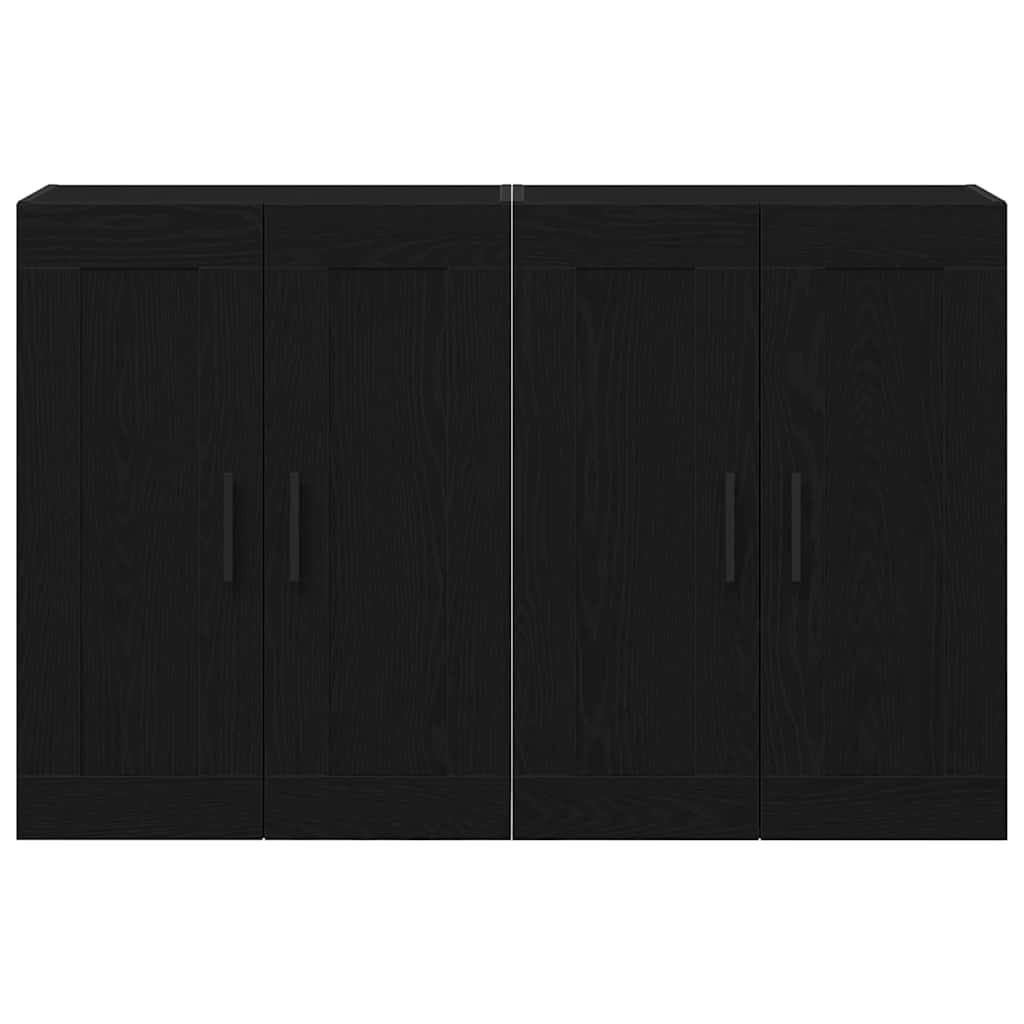 Wall-mounted Cabinet 2 pcs Old Wood 69.5 x 34 x 90 cm