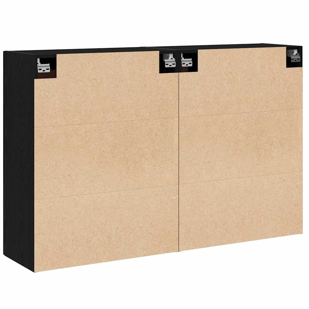 Wall-mounted Cabinet 2 pcs Artisan Oak 69.5 x 34 x 90 cm