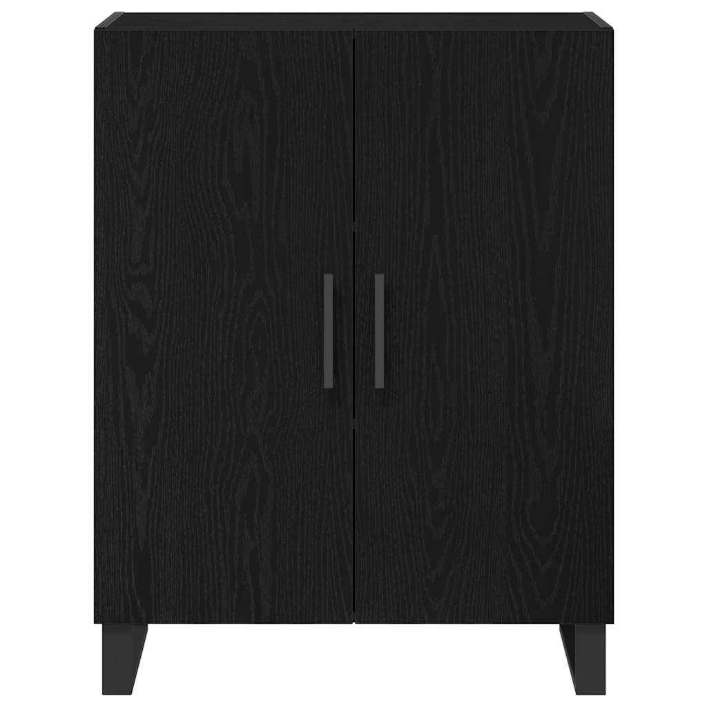 Highboard Black Oak 69.5 x 34 x 180 cm Engineered Wood
