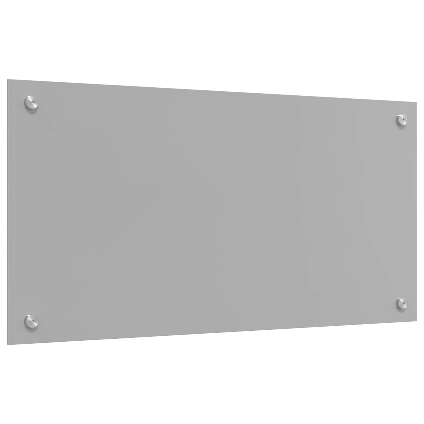 Kitchen Backsplash Light Grey 80 x 40 cm Tempered Glass