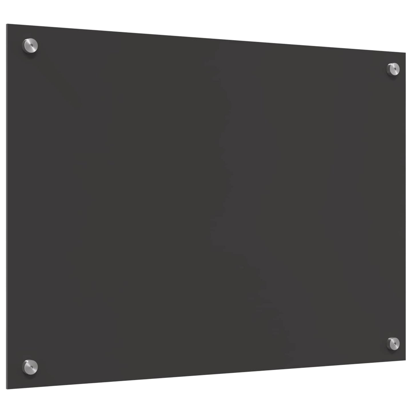 Kitchen Backsplash Dark Grey 70 x 50 cm Tempered Glass
