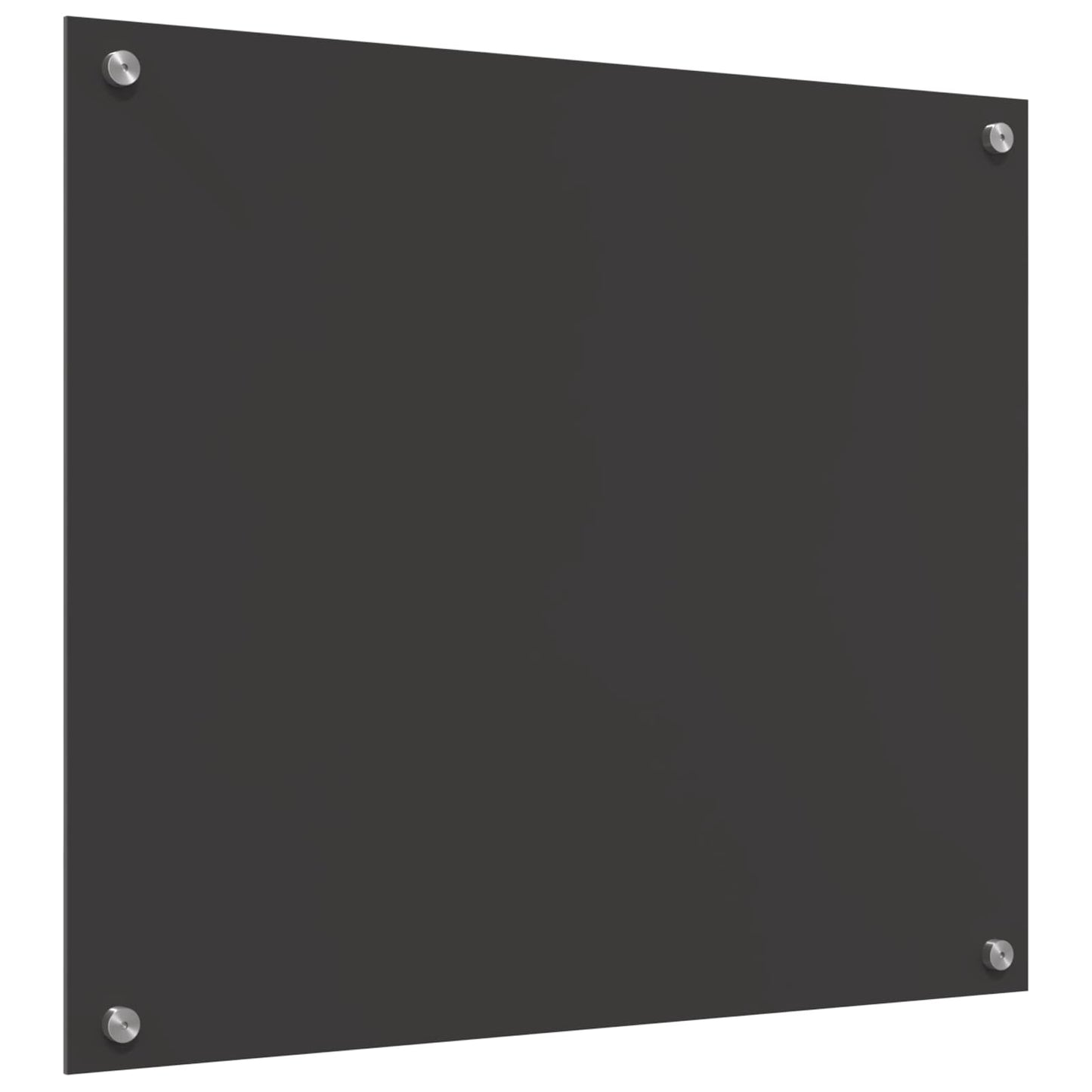 Kitchen Backsplash Dark Grey 70 x 60 cm Tempered Glass