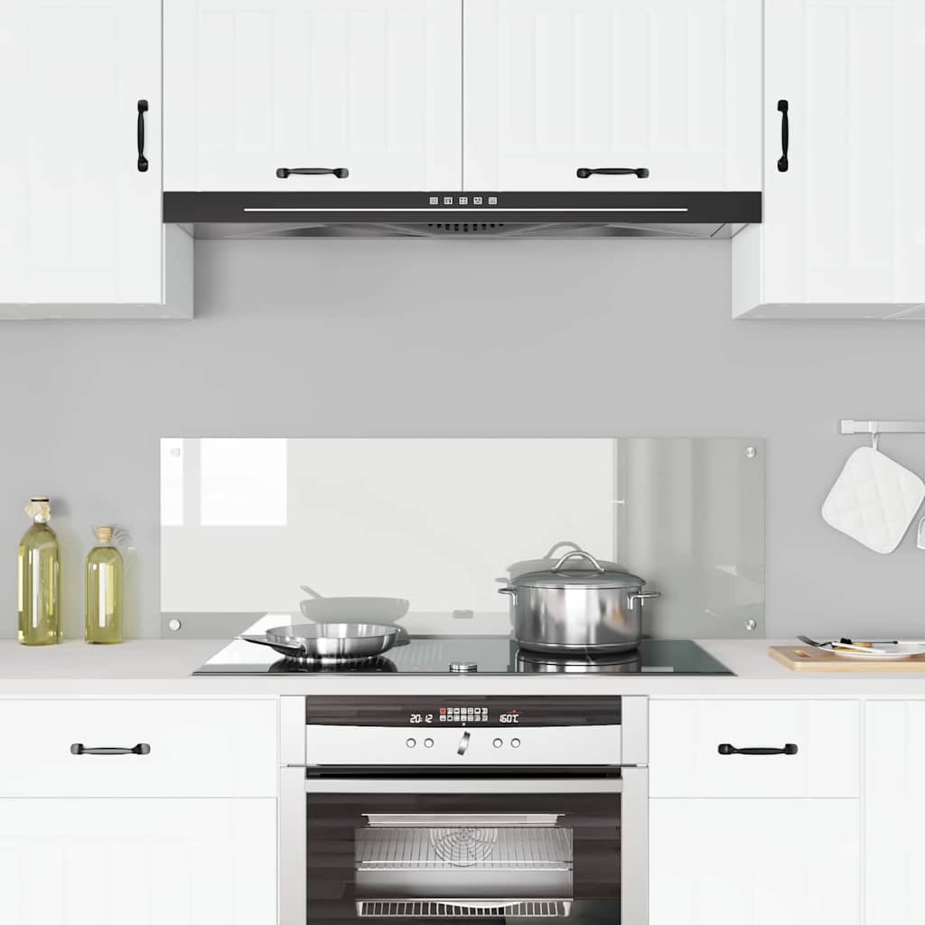 Kitchen Backsplash Transparent 120 x 40 cm Tempered Glass