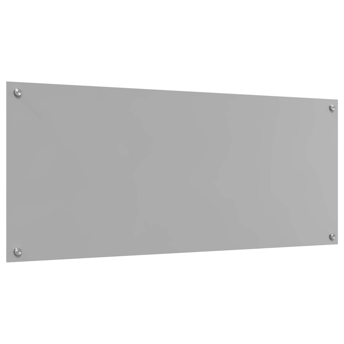 Kitchen Backsplash Light Grey 120 x 50 cm Tempered Glass