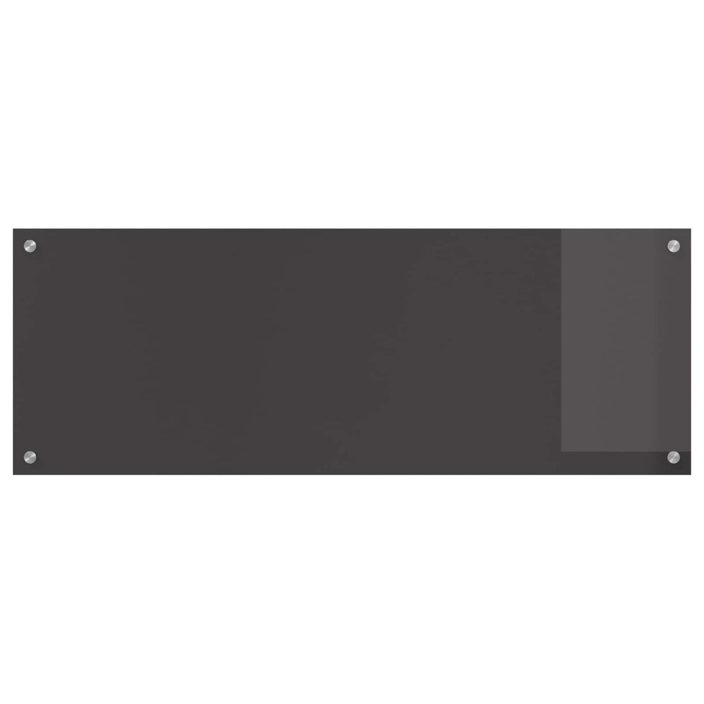 Kitchen Backsplash Dark Grey 110 x 40 cm Tempered Glass