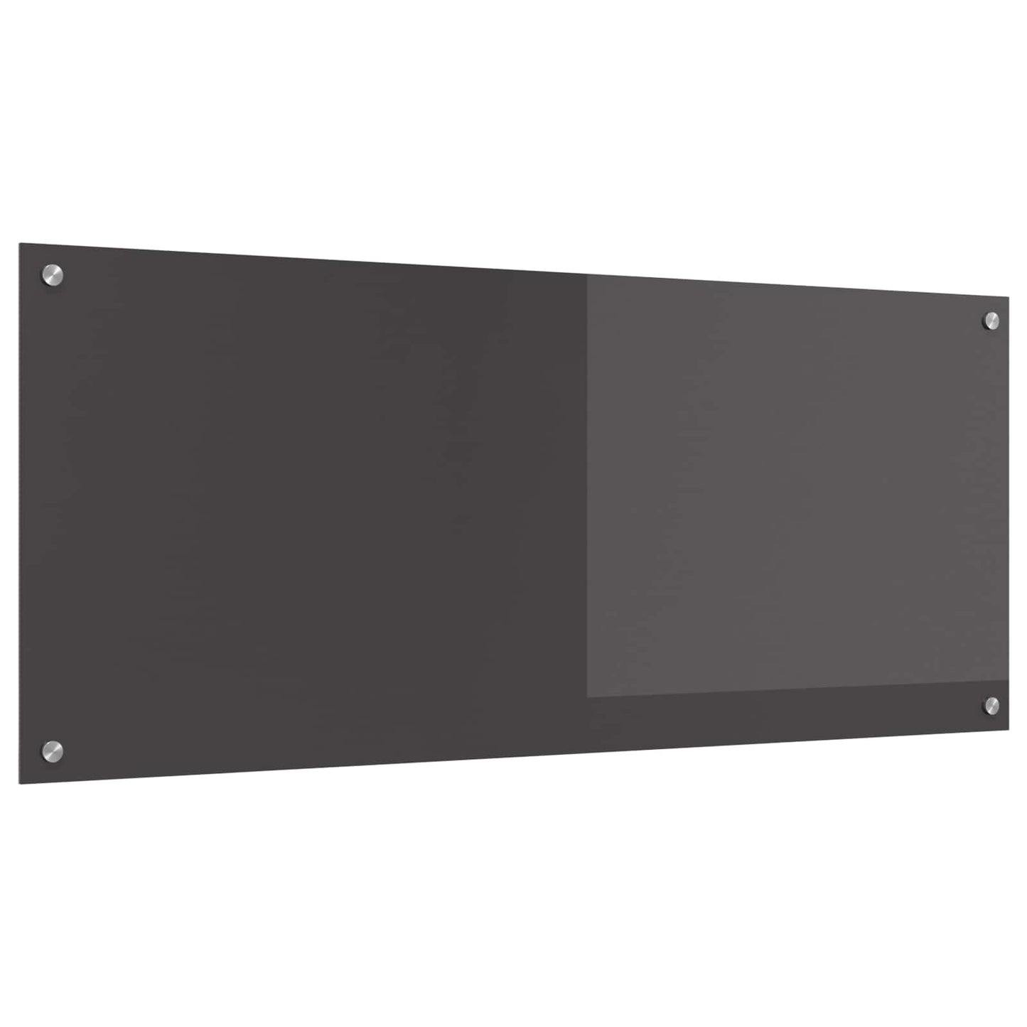 Kitchen Backsplash Dark Grey 120 x 50 cm Tempered Glass