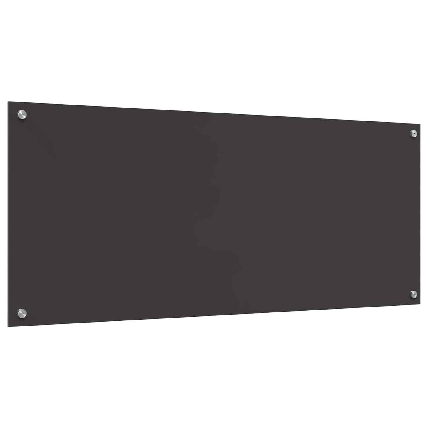 Kitchen Backsplash Dark Grey 120 x 50 cm Tempered Glass