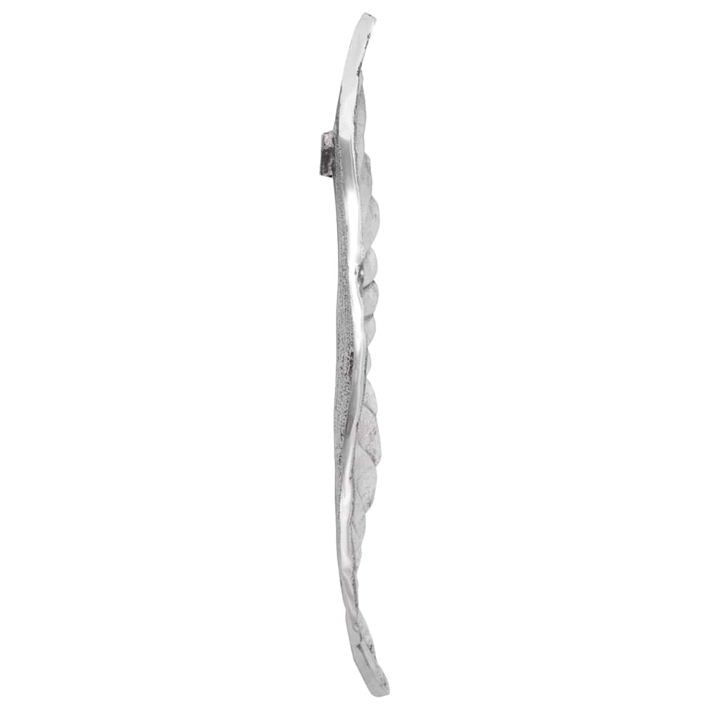 Wings Sculpture 2 pcs Silver 31 x 5 x 91 cm Aluminium