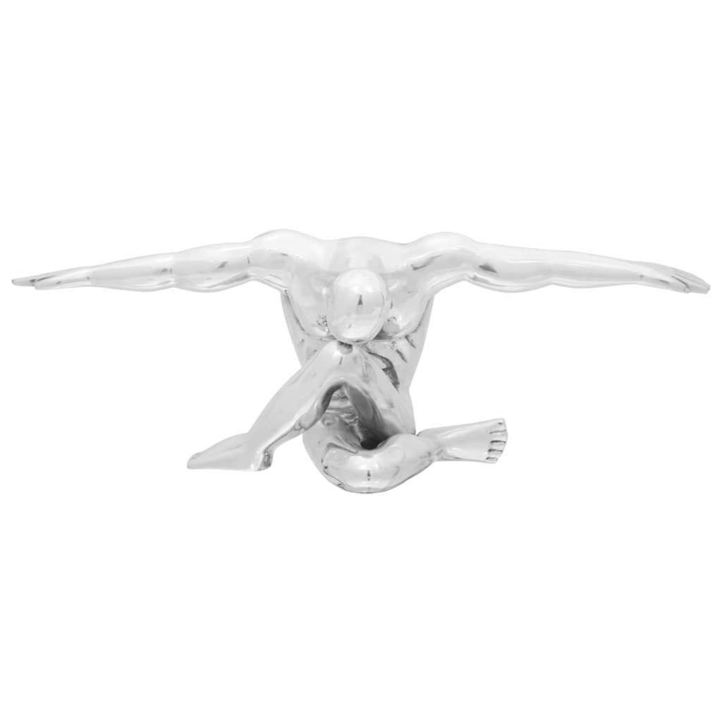 Sculpture Silver 63 x 20 x 22 cm Aluminium