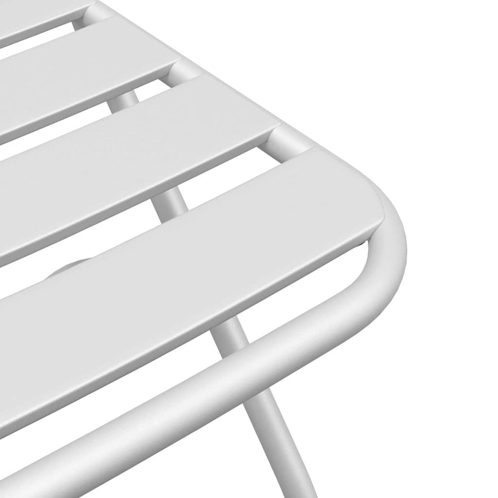 Garden Folding Chair Folding 2 pcs White 42 x 52 x82cm