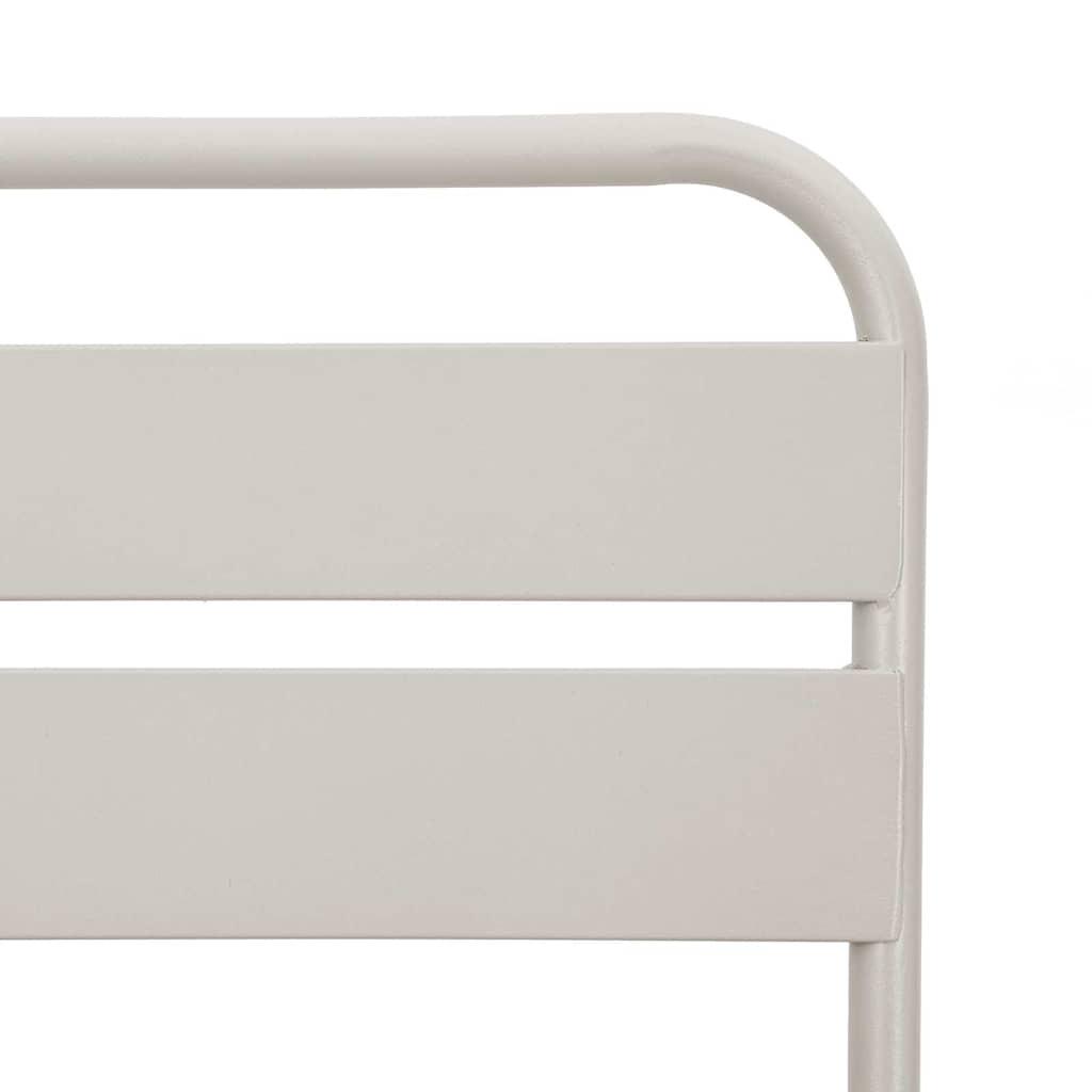 Garden Folding Chair Folding 2 pcs Beige 42 x 52 x82cm