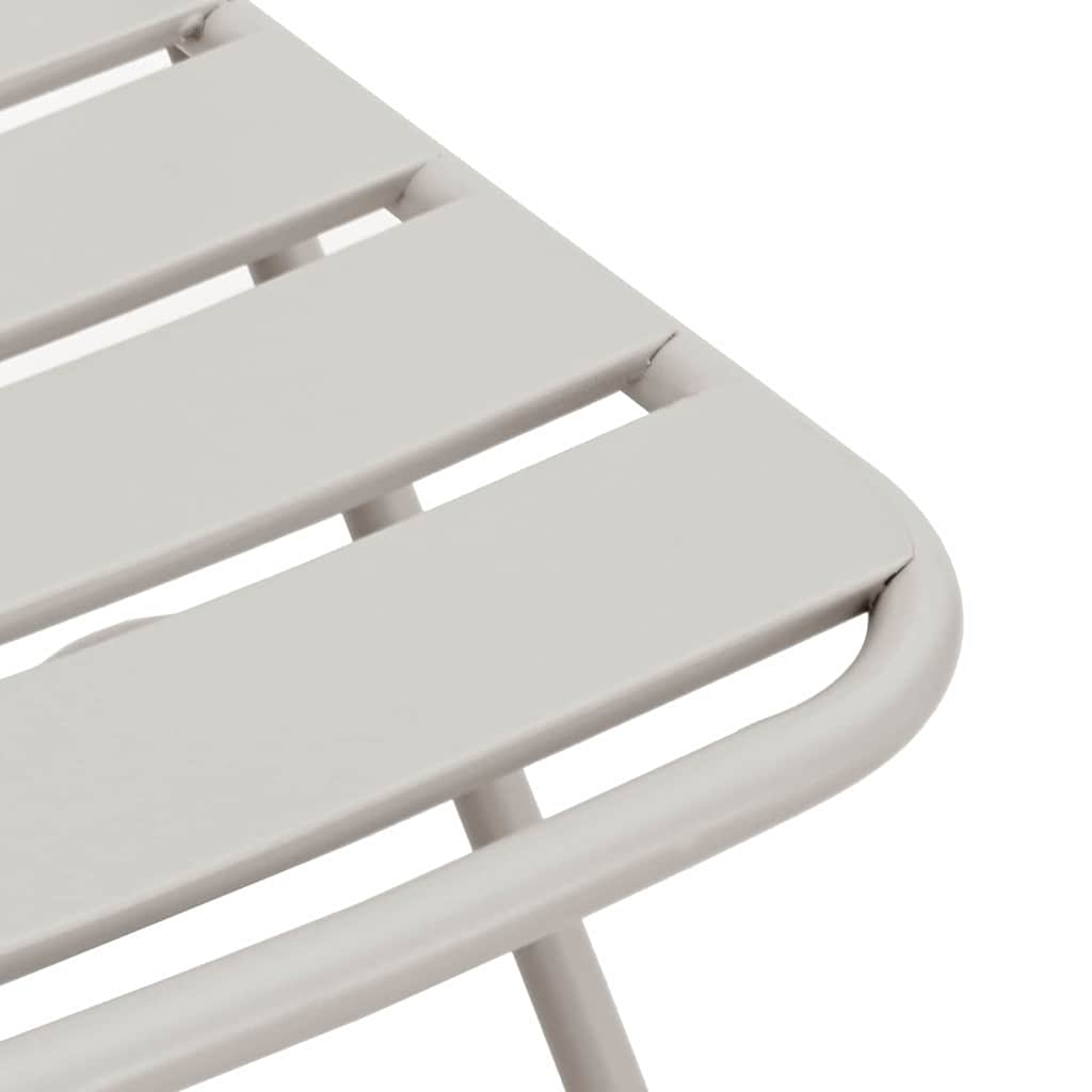 Garden Folding Chair Folding 2 pcs Beige 42 x 52 x82cm
