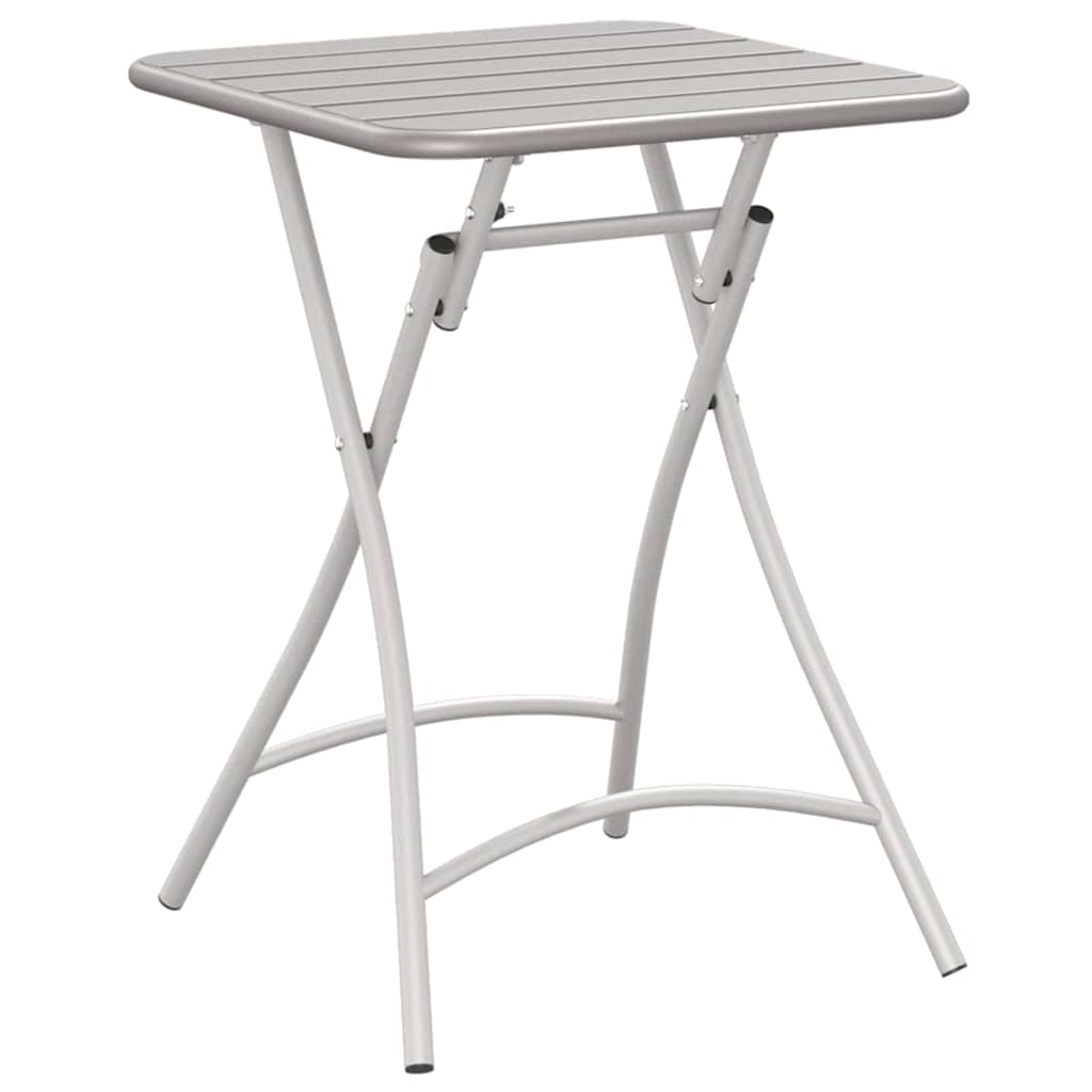 Bistro Table Beige 55 x 55 x 72.5 cm Powder-coated Steel