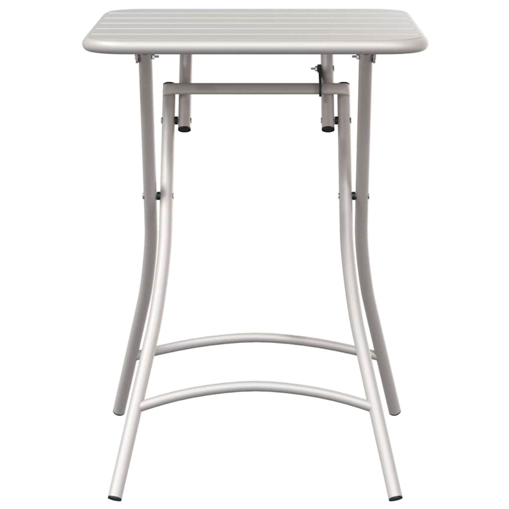 Bistro Table Beige 55 x 55 x 72.5 cm Powder-coated Steel