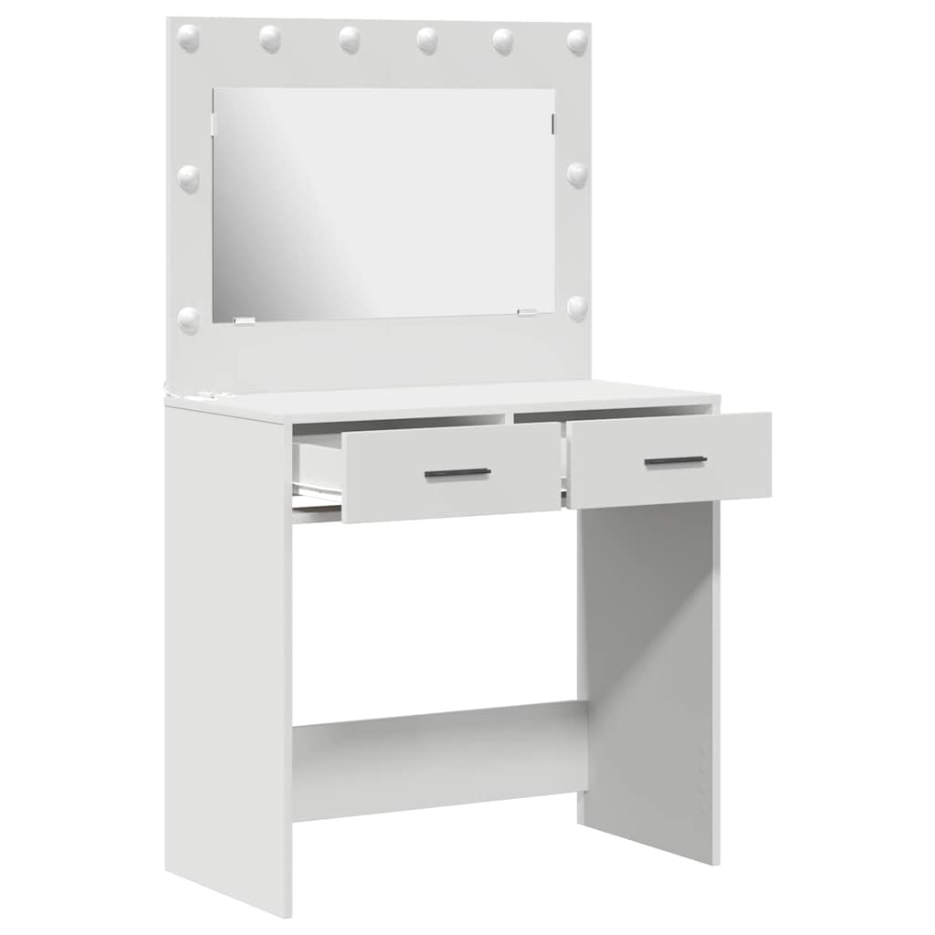 Dressing Table White 78.5 x 41 x 135 cm Engineered Wood