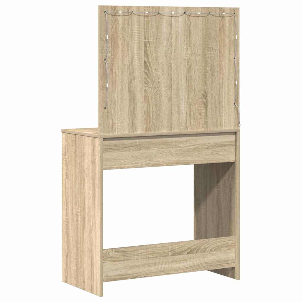 Dressing Table Sonoma Oak 78.5 x 41 x 135 cm Engineered Wood