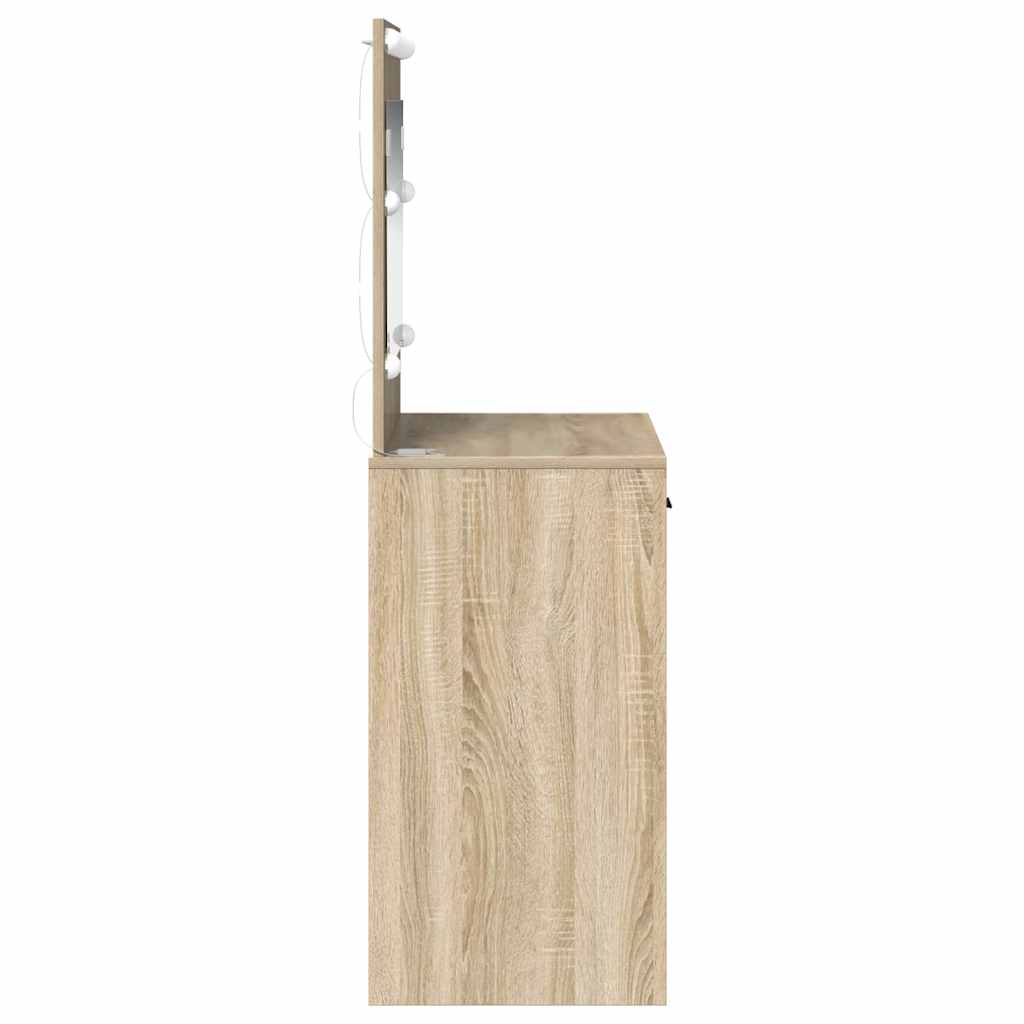 Dressing Table Sonoma Oak 78.5 x 41 x 135 cm Engineered Wood