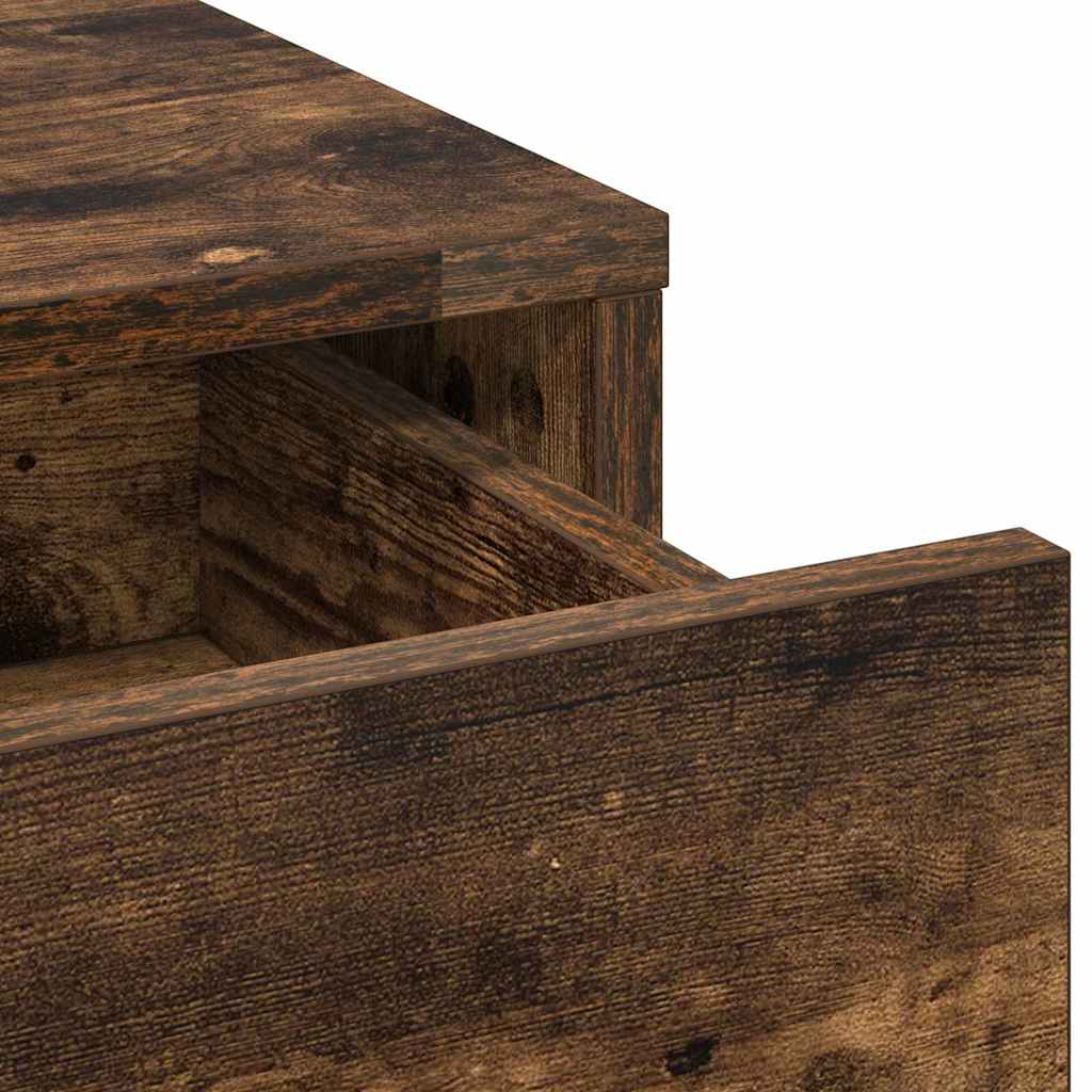 Dressing Table Smoked Oak 50 x 41 x 135 cm Engineered Wood