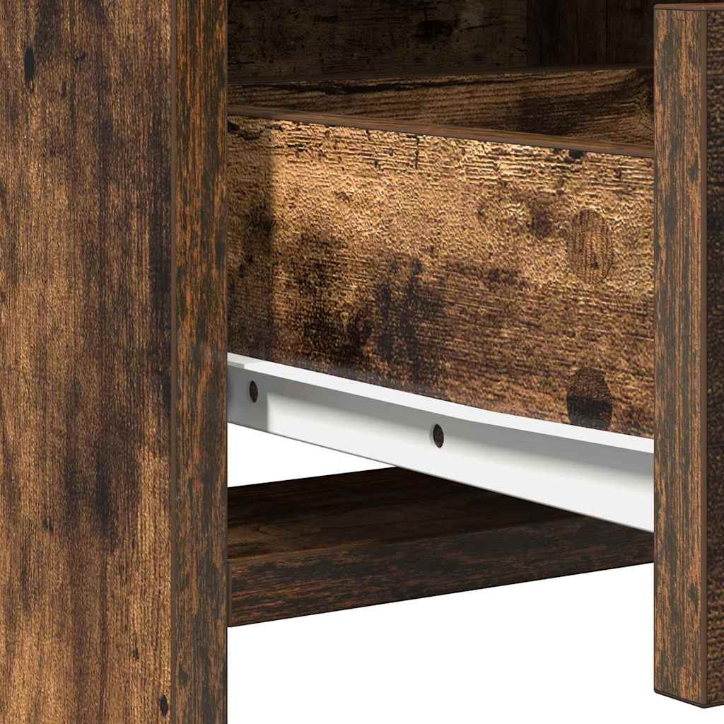 Dressing Table Smoked Oak 50 x 41 x 135 cm Engineered Wood