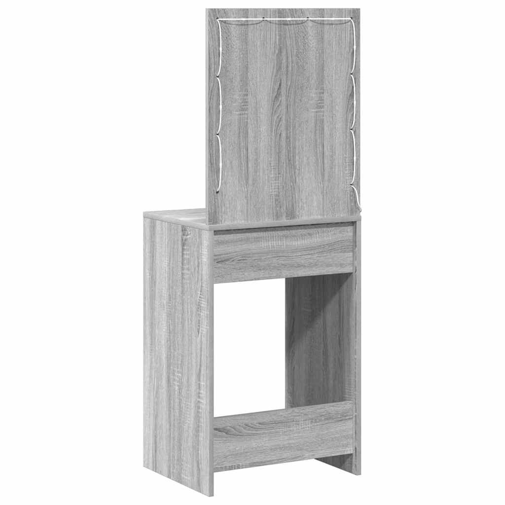 Dressing Table Grey Sonoma 50 x 41 x 135 cm Engineered Wood