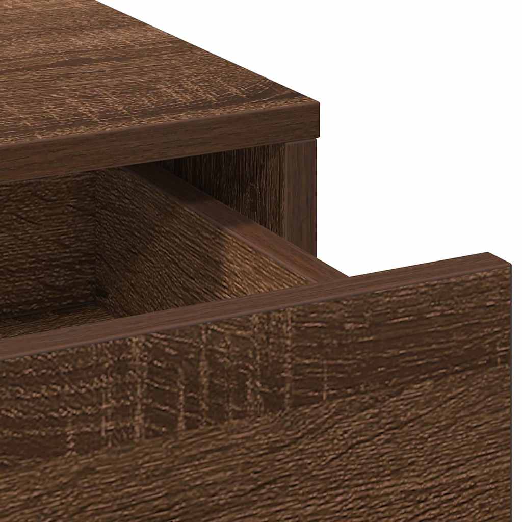 Dressing Table Brown Oak 50 x 41 x 135 cm Engineered Wood