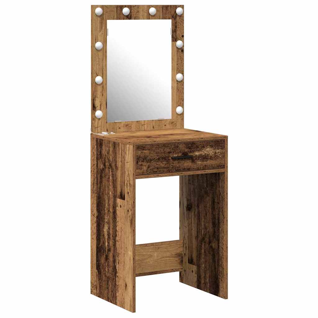 Dressing Table Old Wood 50 x 41 x 135 cm Engineered Wood