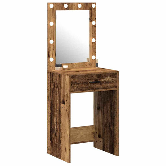 Dressing Table Old Wood 50 x 41 x 135 cm Engineered Wood