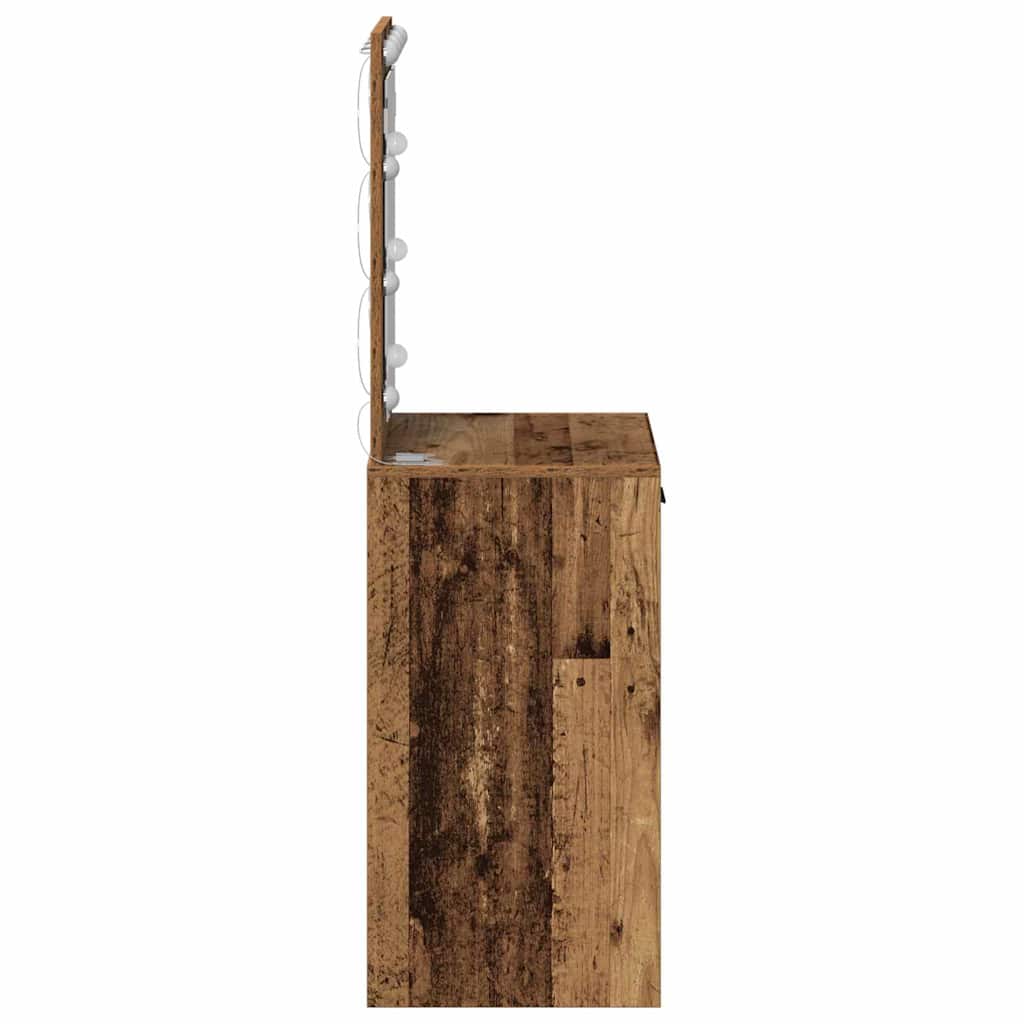 Dressing Table Old Wood 50 x 41 x 135 cm Engineered Wood