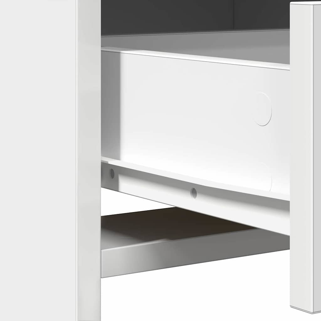 Highboard White 40 x 41 x 135 cm Engineered Wood