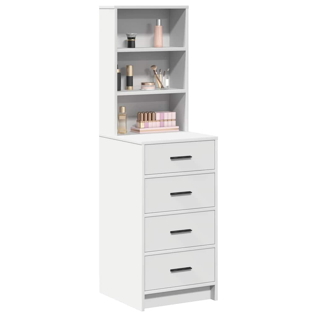 Highboard White 40 x 41 x 135 cm Engineered Wood