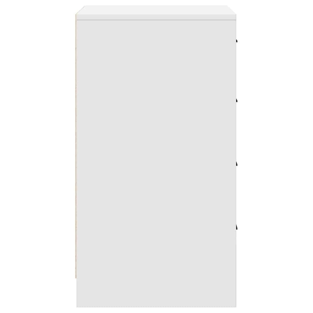 Sideboard with Drawer White 40 x 41 x 75 cm Engineered wood