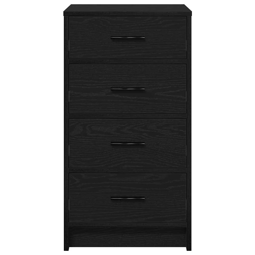 Sideboard Black oak 40 x 41 x 75 cm Engineered Wood