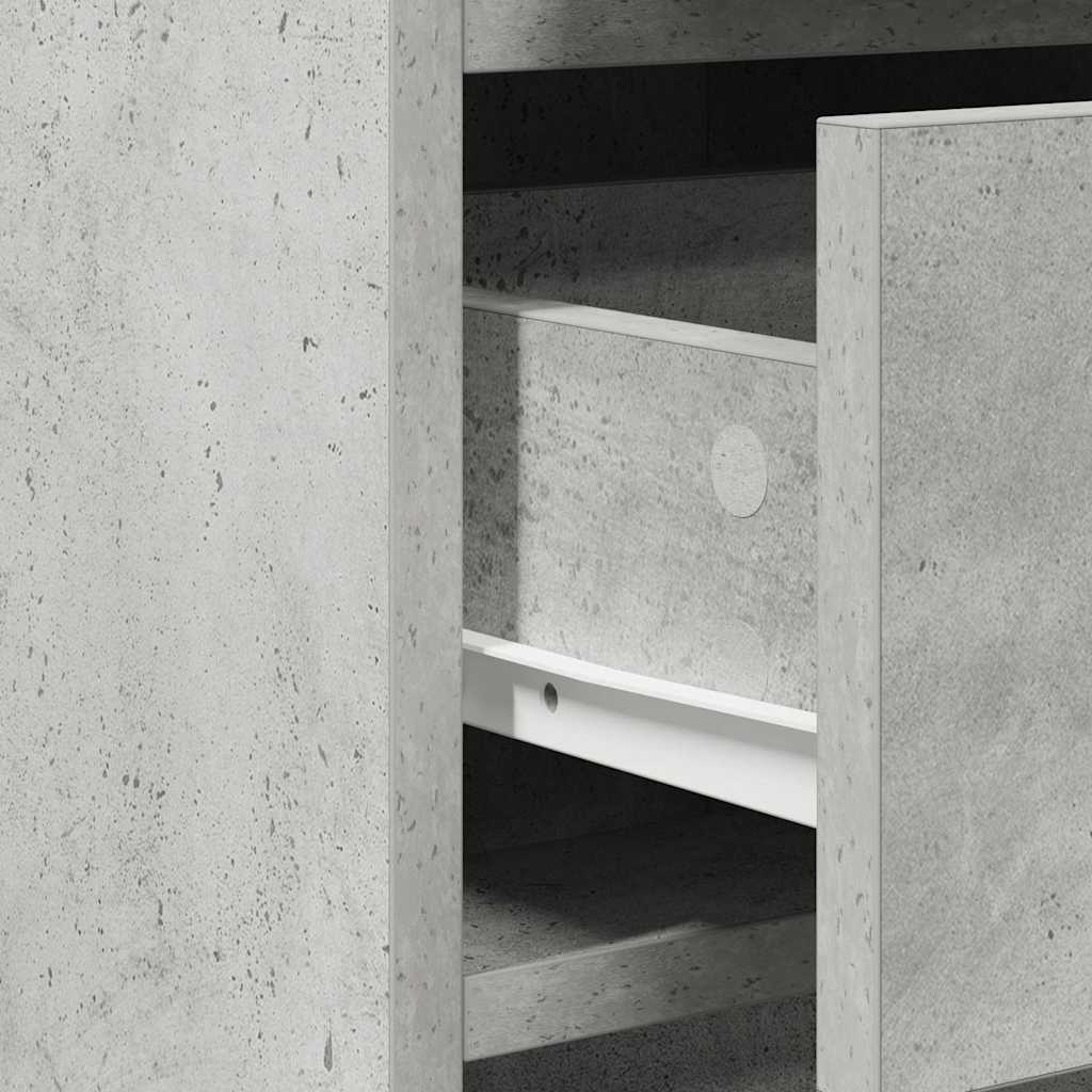 Sideboard Concrete grey 40 x 41 x 75 cm Engineered Wood