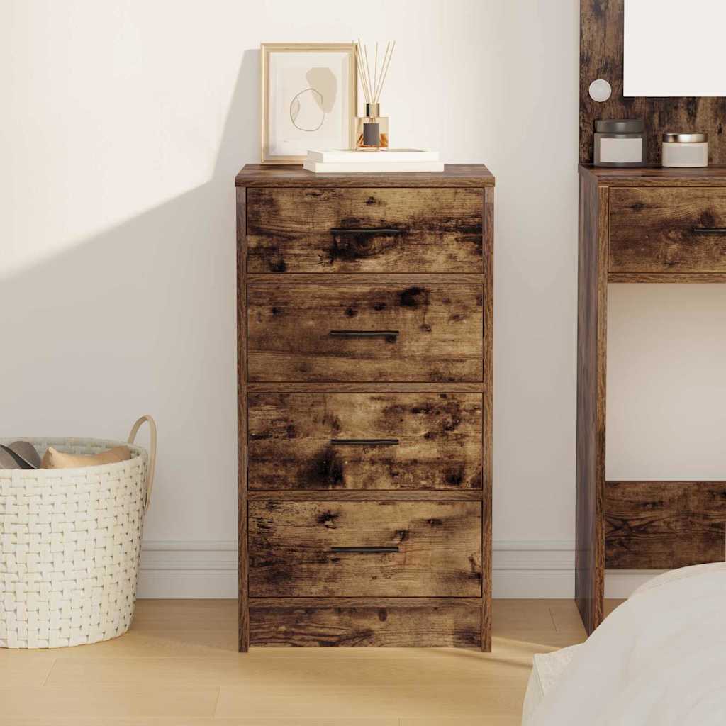 Sideboard Smoked oak 40 x 41 x 75 cm Engineered Wood