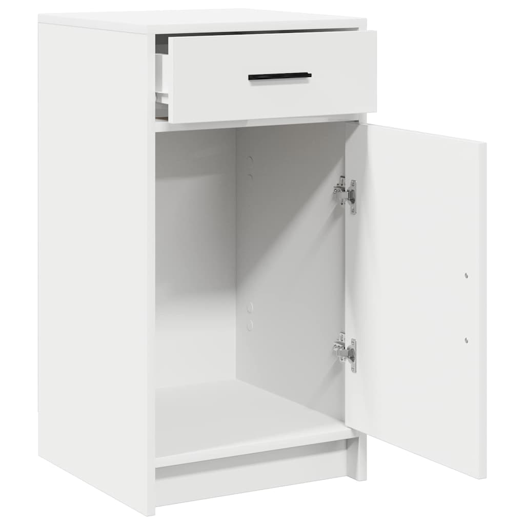Sideboard with Drawer White 40 x 40.5 x 75 cm Engineered wood
