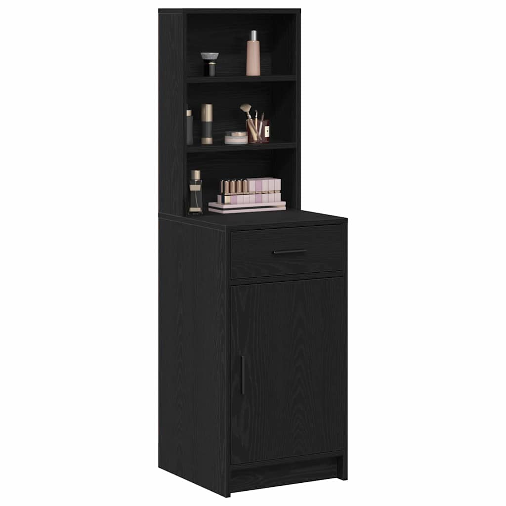 Highboard Black Oak 40 x 40.5 x 135 cm Engineered Wood