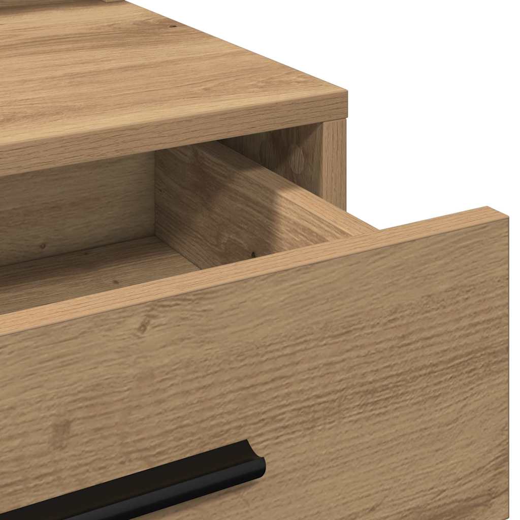 Dressing Table Artisan Oak 79 x 41 x 135 cm Engineered Wood