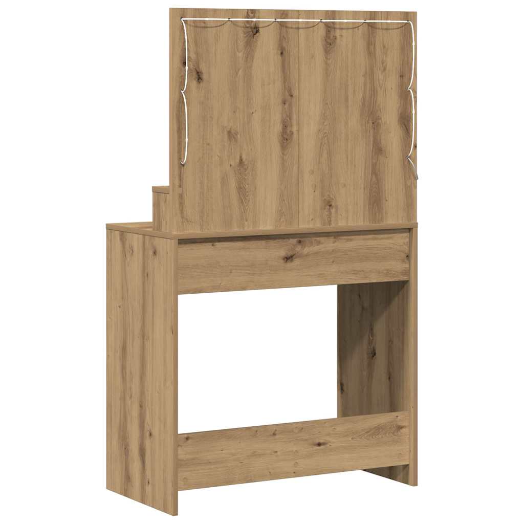 Dressing Table Artisan Oak 79 x 41 x 135 cm Engineered Wood