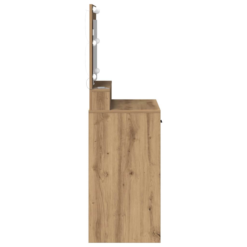 Dressing Table Artisan Oak 79 x 41 x 135 cm Engineered Wood