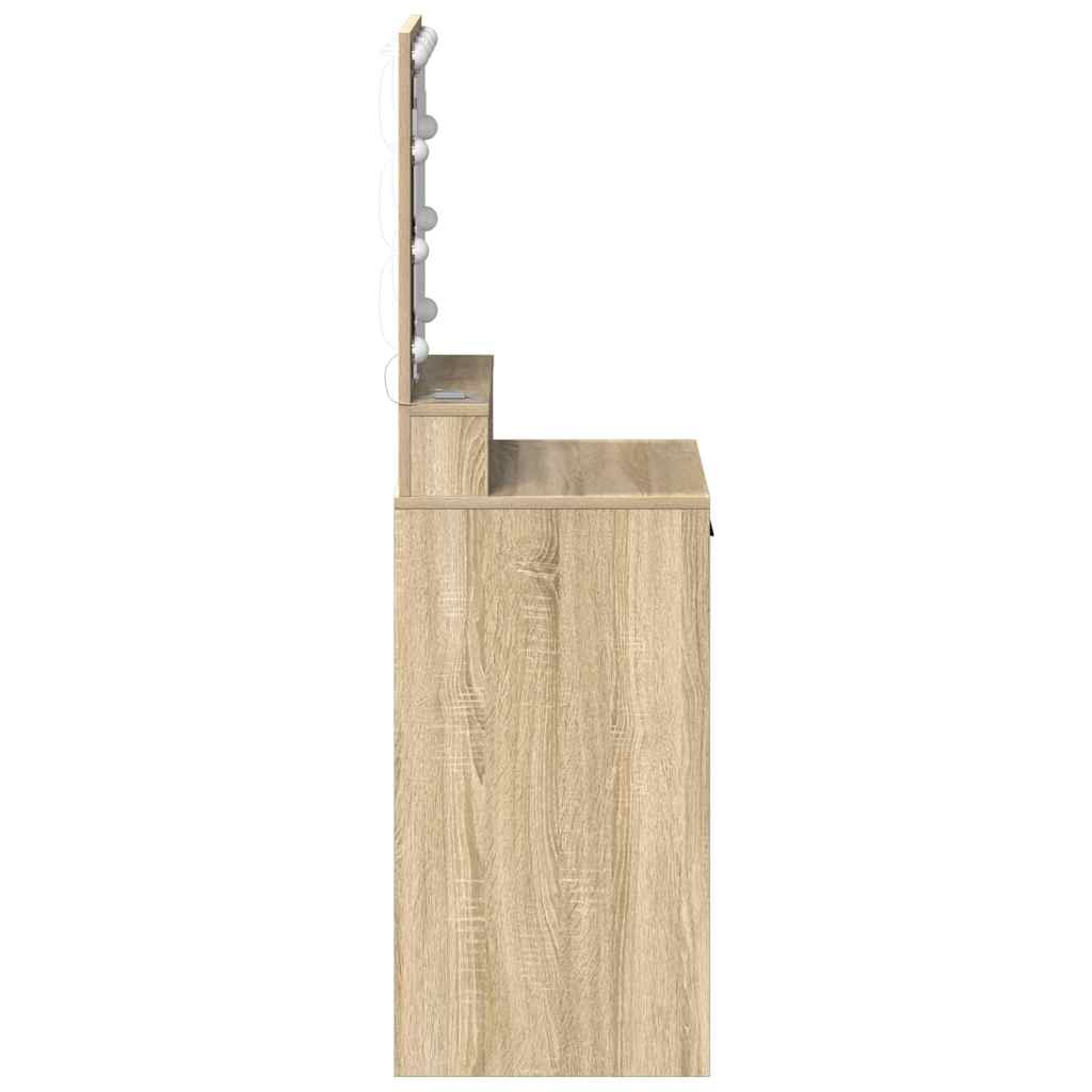 Dressing Table Sonoma Oak 50 x 41 x 135 cm Engineered Wood