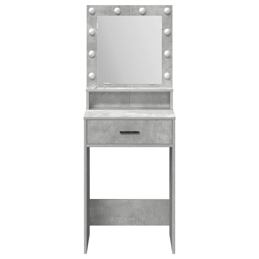 Dressing Table Concrete Grey 50 x 41 x 135 cm Engineered Wood
